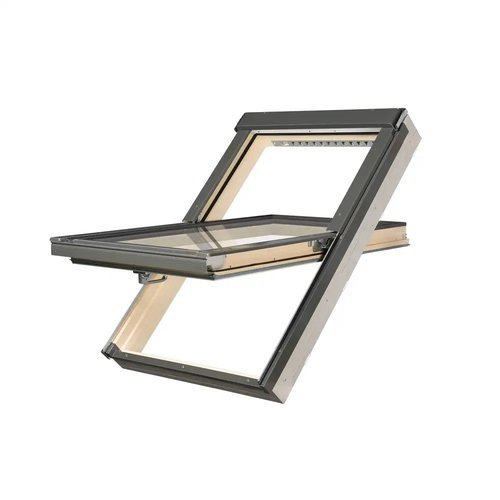 Sten okno energosporn plastov kyvn FAKRO PTP-V/PI U4  78 x98 Borovice
