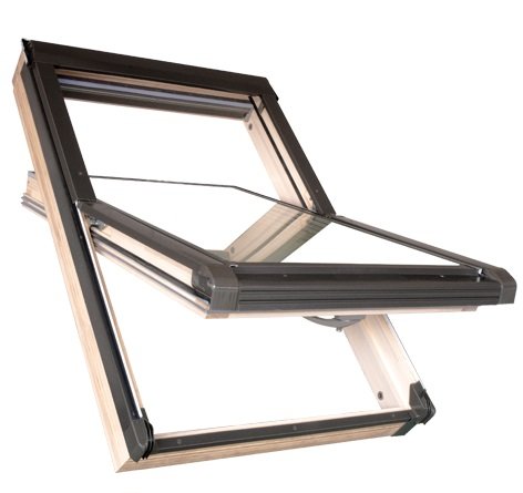Střešní okno dřevěné kyvné trojsklo DACHSTAR INSYGNO ISO I6 55 x 98